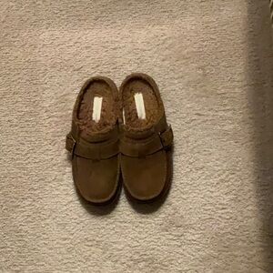 Revitalign fur lined mules